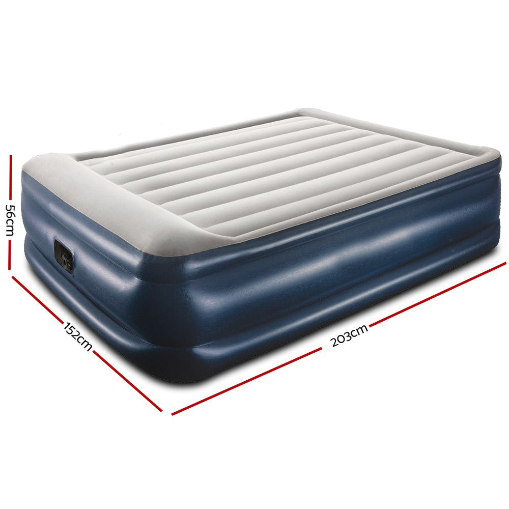 Queen Size Inflatable Air Matress - Grey