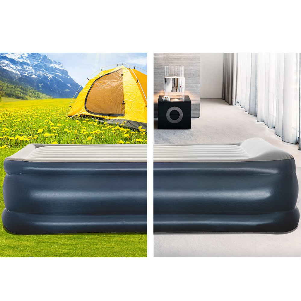 Queen Size Inflatable Air Matress - Grey