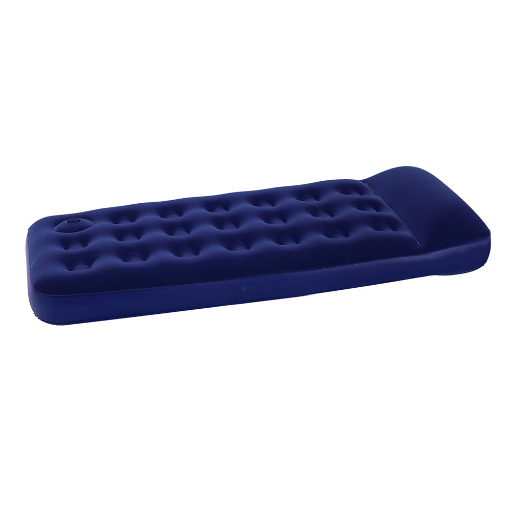 Single Size Inflatable Air Matress - Navy Blue