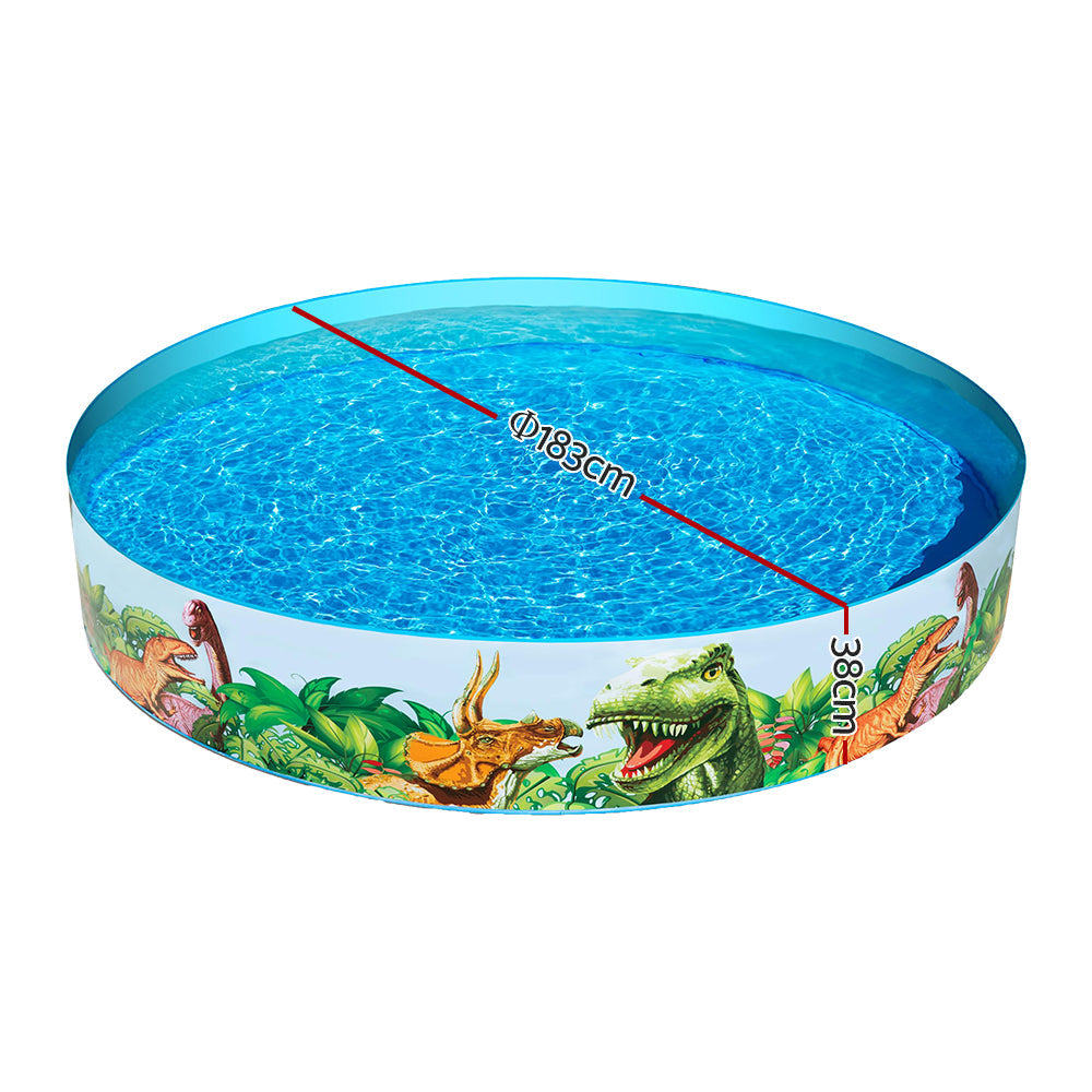 Kids Inflatable Bottom Outdoor Swimming Pool - 946L