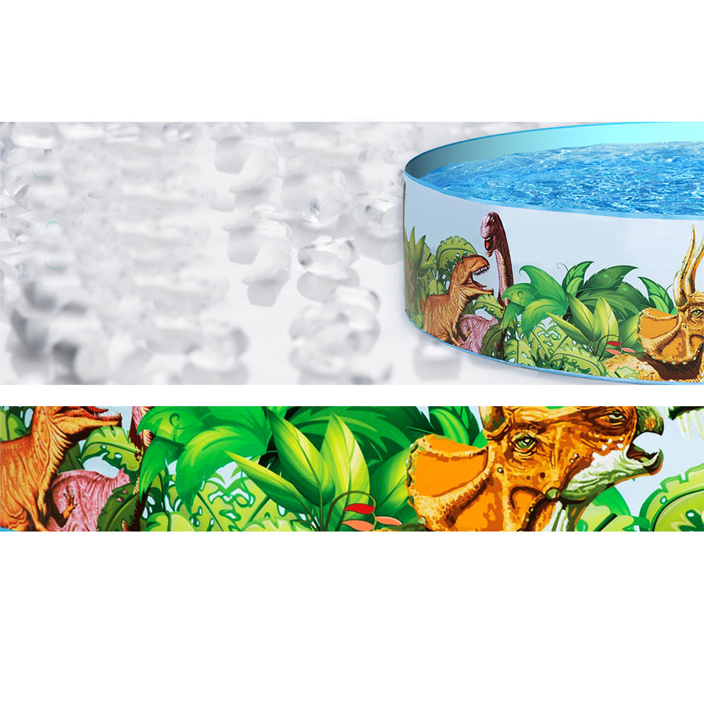 Kids Inflatable Bottom Outdoor Swimming Pool - 946L