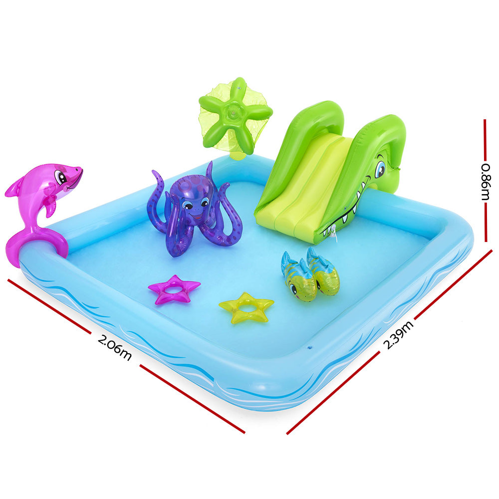 Kids Inflatable Outdoor Swimming Pool Aquarium - 308L