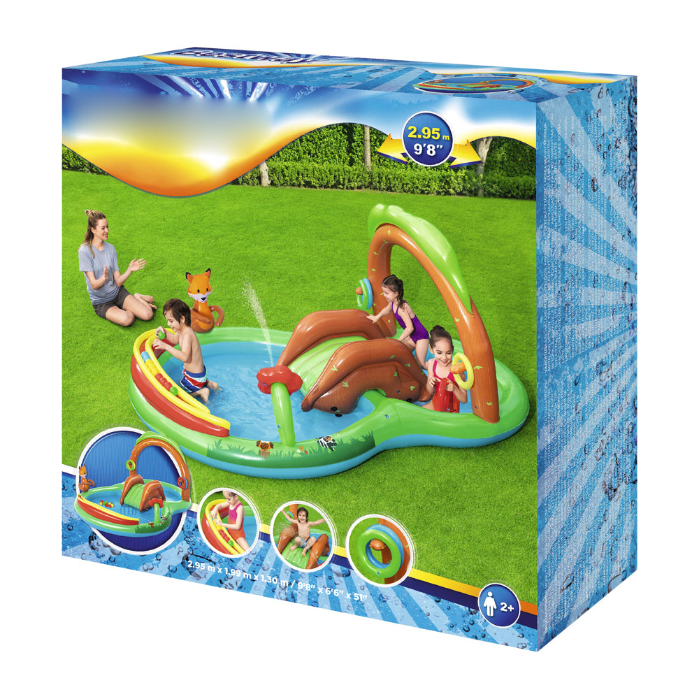 Kids Inflatable Outdoor Double Swimming Pool