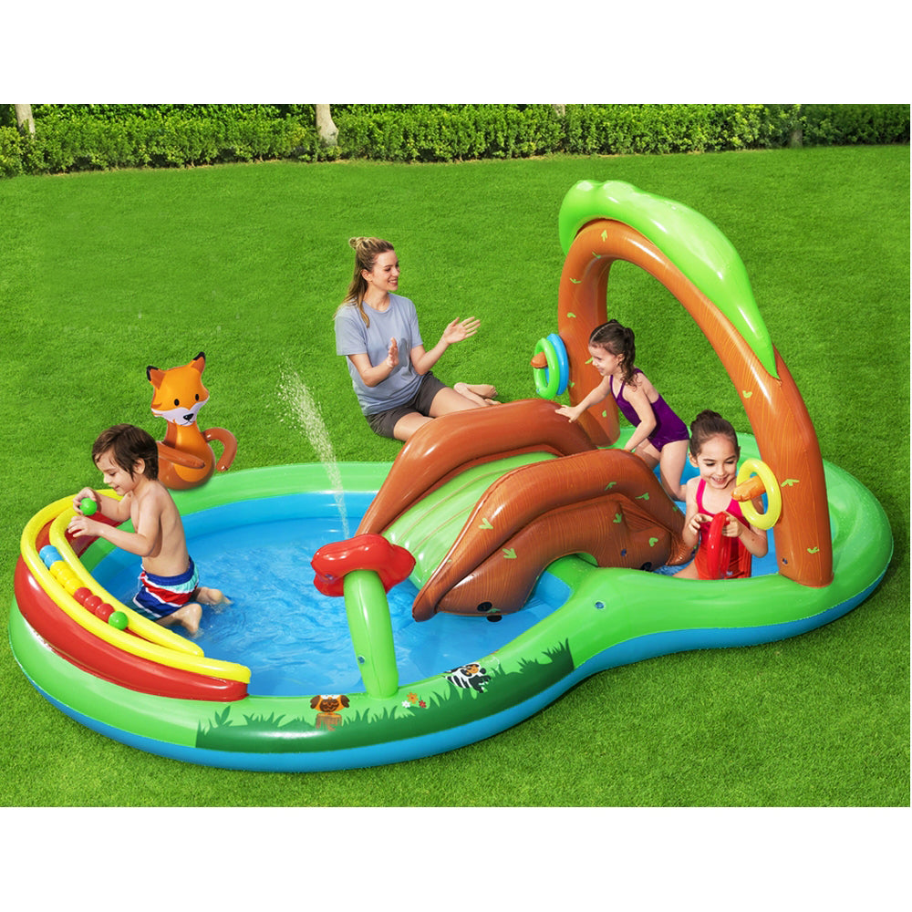 Kids Inflatable Outdoor Double Swimming Pool