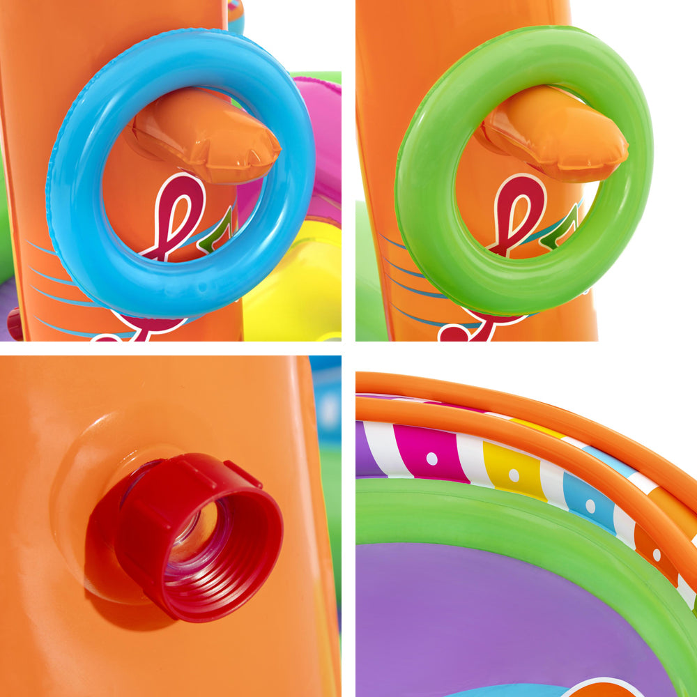Kids Inflatable Outdoor Double Swimming Pool