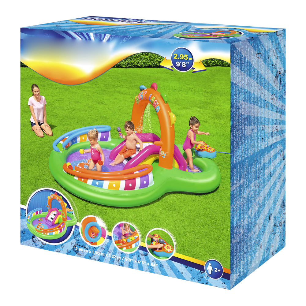 Kids Inflatable Outdoor Double Swimming Pool
