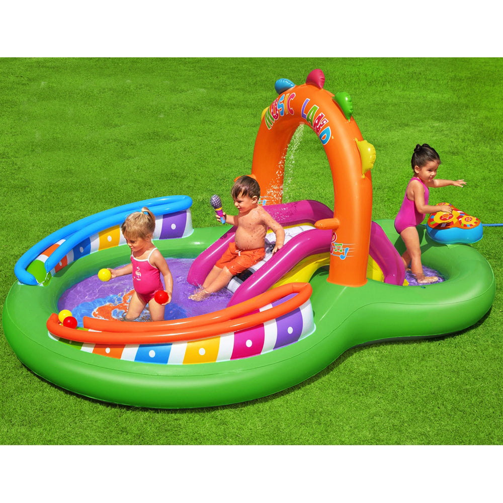 Kids Inflatable Outdoor Double Swimming Pool