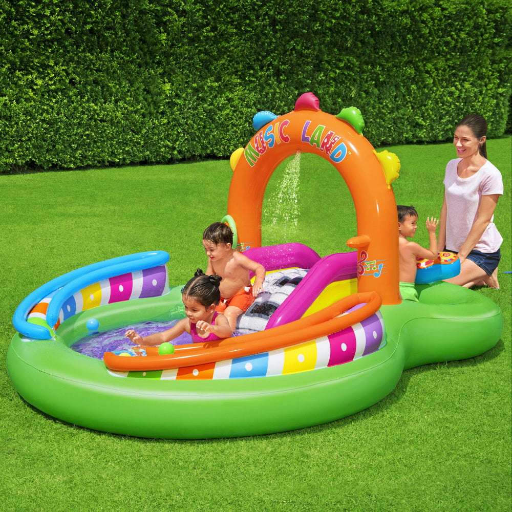 Kids Inflatable Outdoor Double Swimming Pool