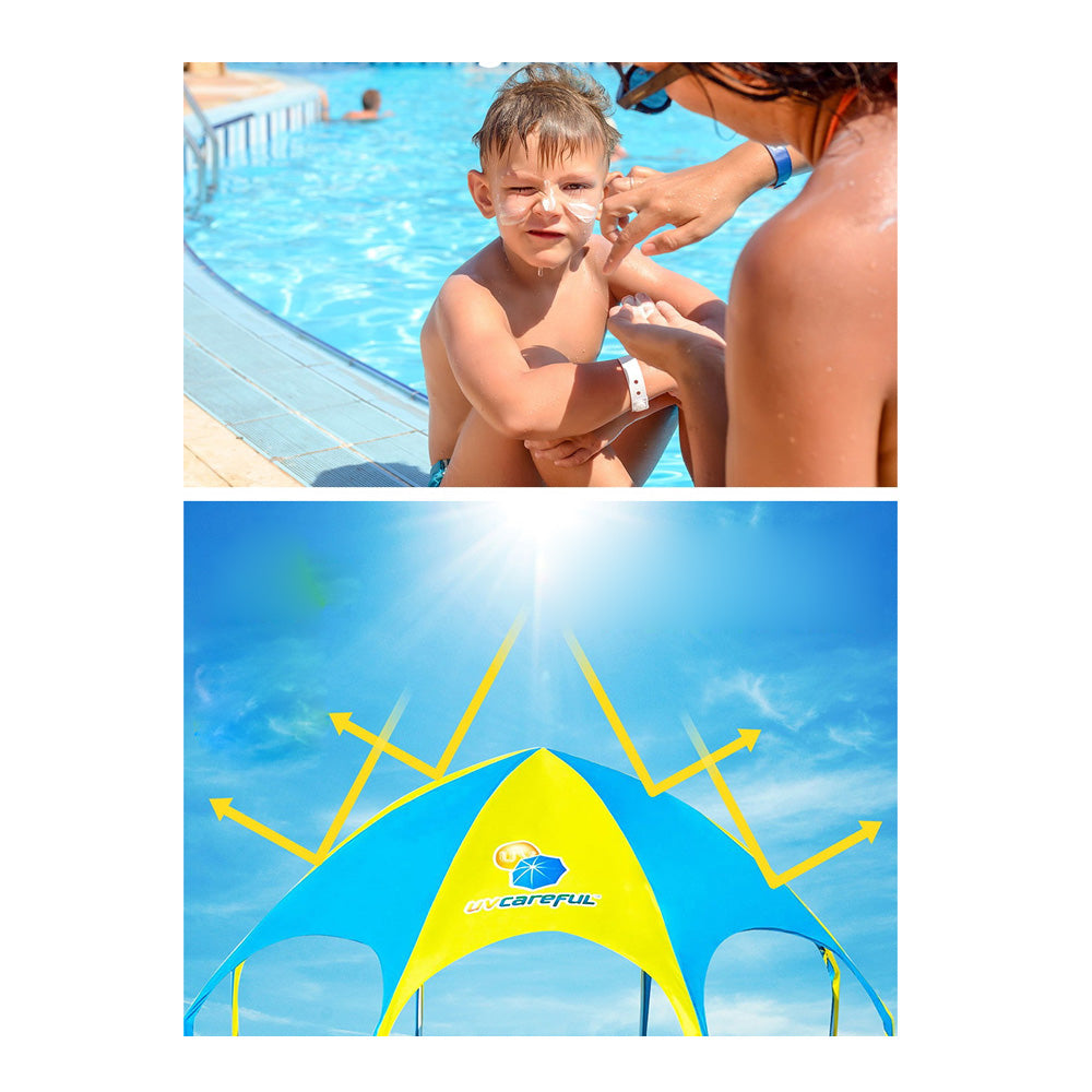 Family Above Ground Swimming Pool with Canopy - 1688L