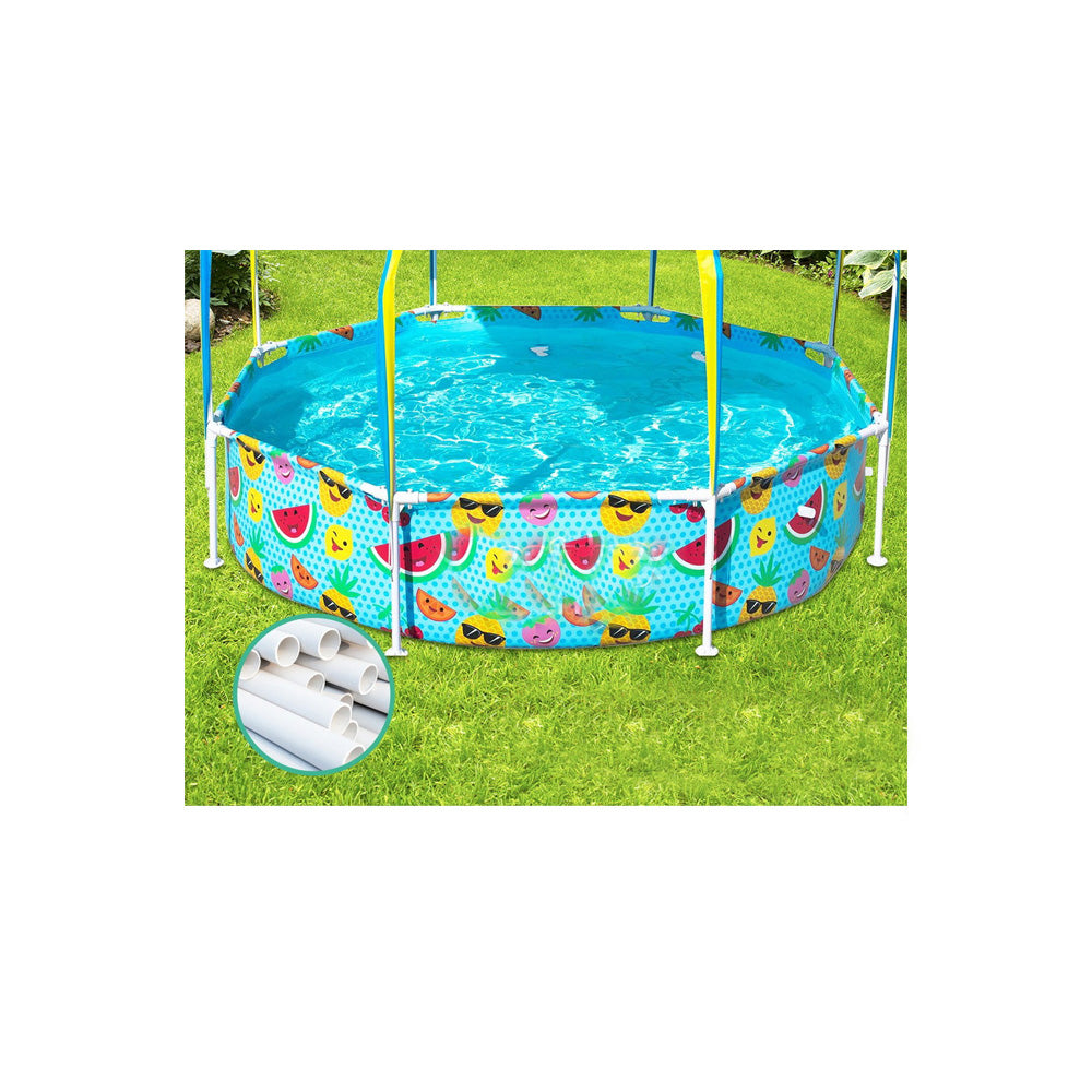 Family Above Ground Swimming Pool with Canopy - 1688L