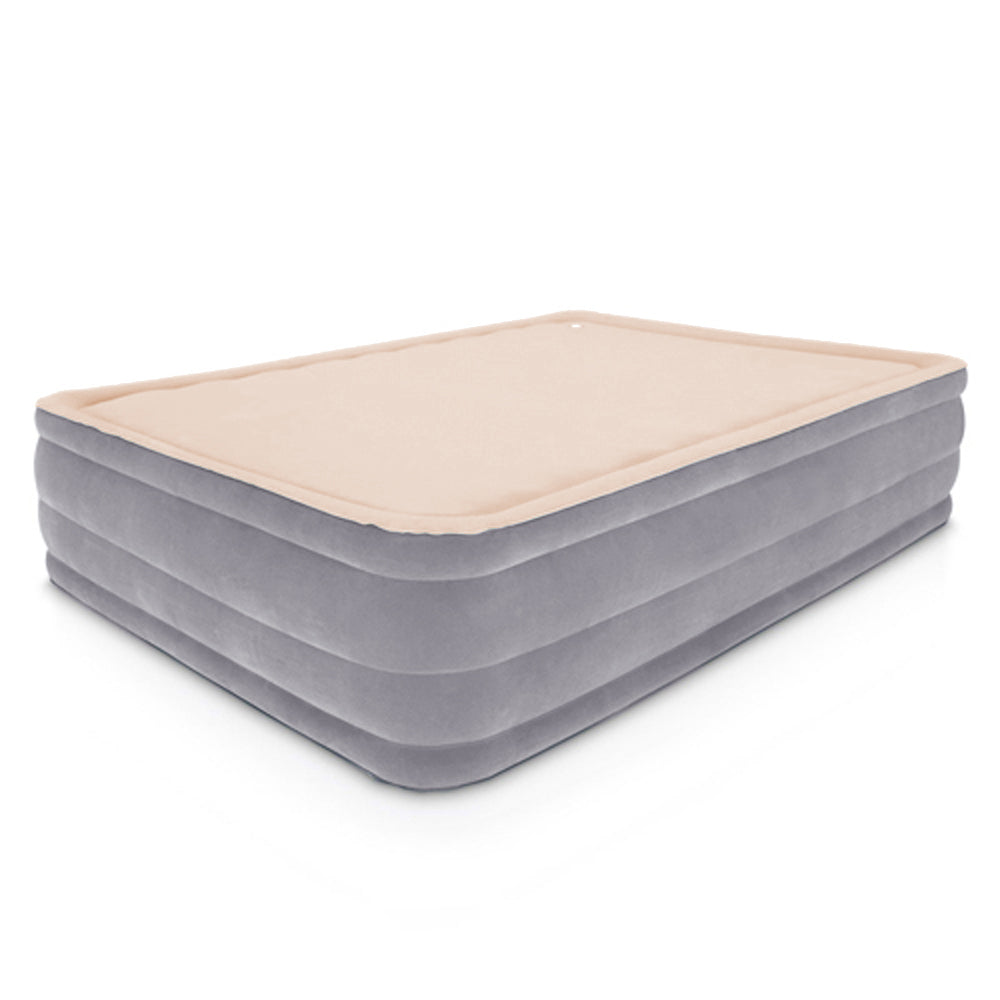 Queen Size Inflatable Air Matress - Grey and Beige