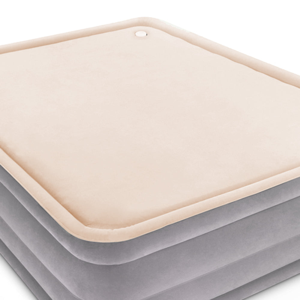 Queen Size Inflatable Air Matress - Grey and Beige