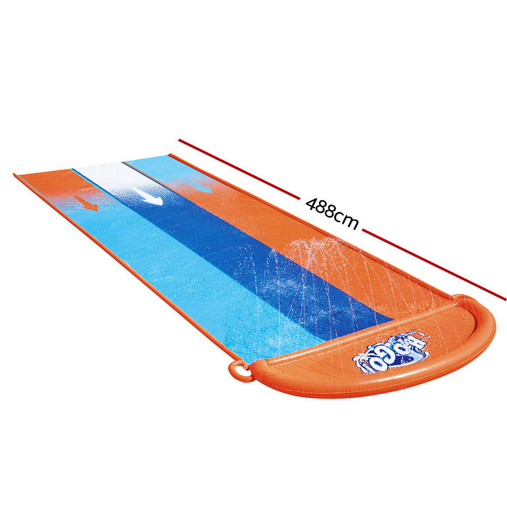 Water Slip And Slide Kids Inflatable Splash Toy Outdoor Triple 4.88M