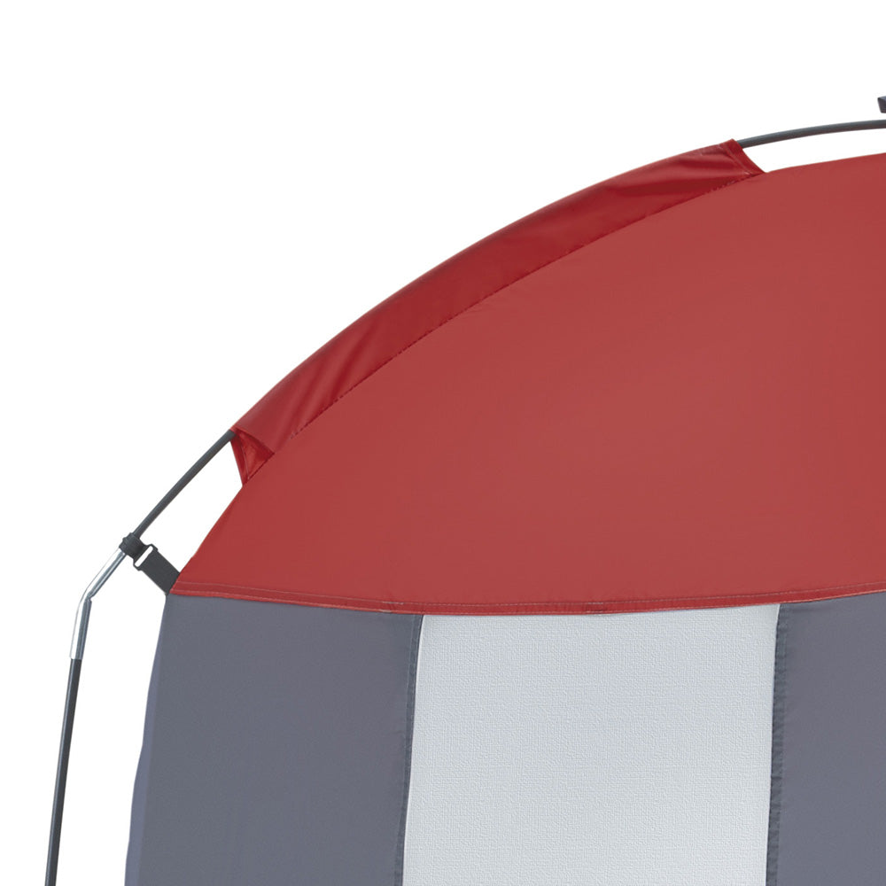 Portable Outdoor Camping Change Room - Grey and Red