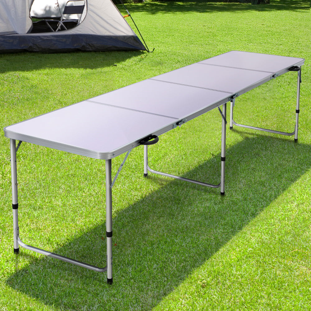 Folding Camping Table Portable Picnic Garden - 240CM