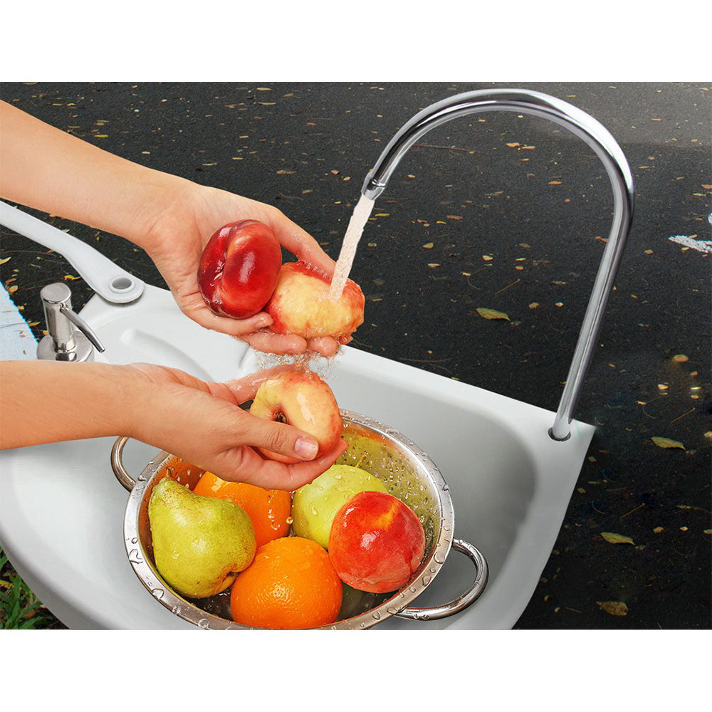Portable Outdoor Camping Wash Basin 19L - Grey