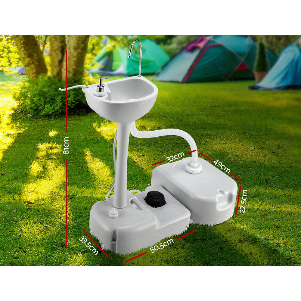 Outdoor Portable Camping Wash Basin - 43L