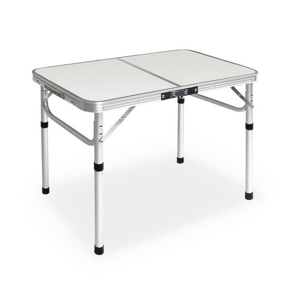 Camping Outdoor Foldable Kitchen Dining Table - White