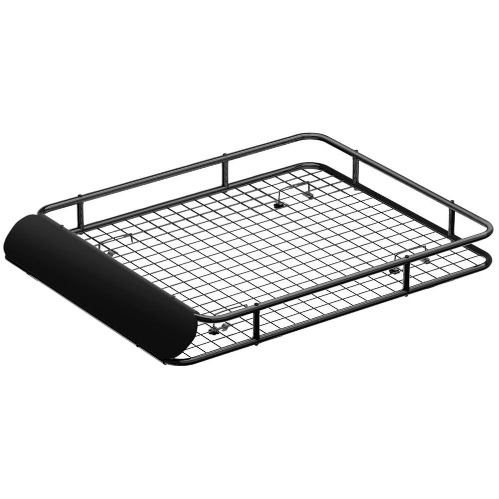 Universal Car Roof Rack Basket Luggage Carrier Steel Cargo - 123cm