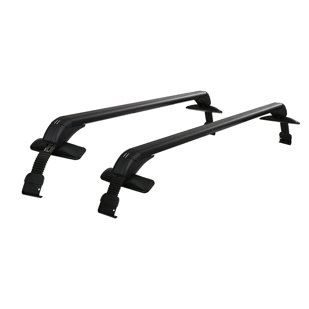 Universal Car Roof Rack Cross Bars Aluminium Carrier Silver - Up to 75kg