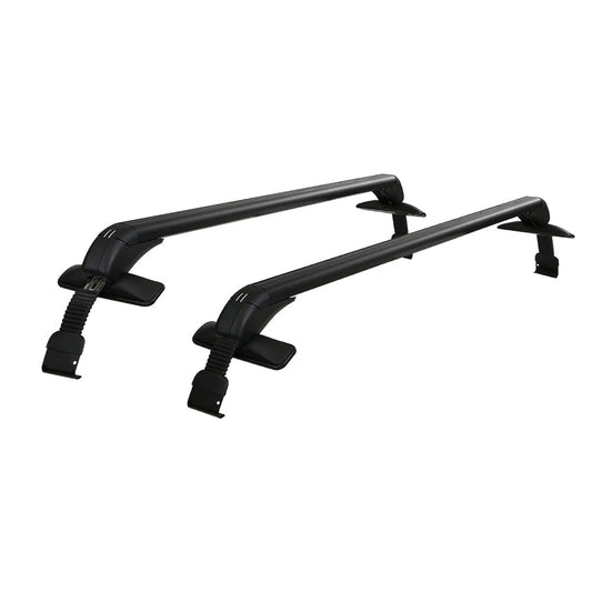 Universal Car Roof Rack Cross Bars Aluminium Carrier Silver - Up to 75kg