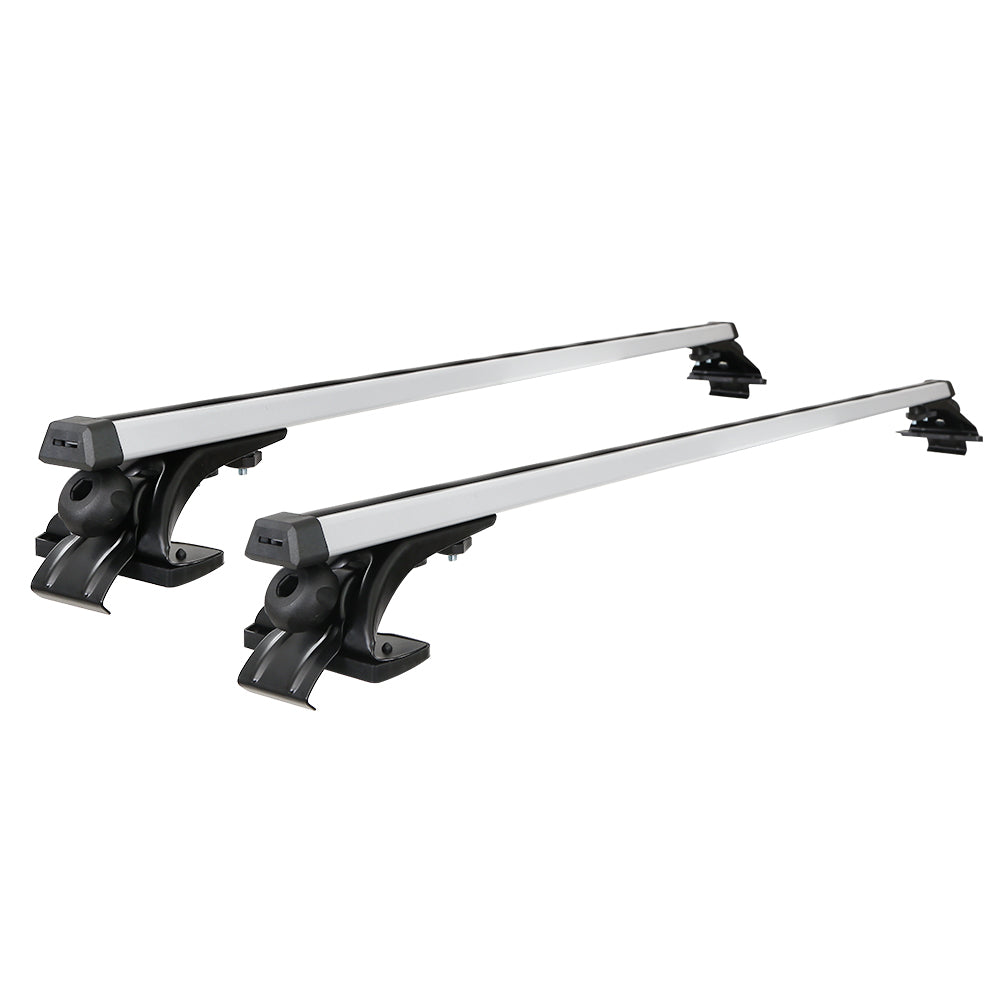 Universal Car Roof Rack Cross Bars Aluminium Carrier Silver - 1450mm