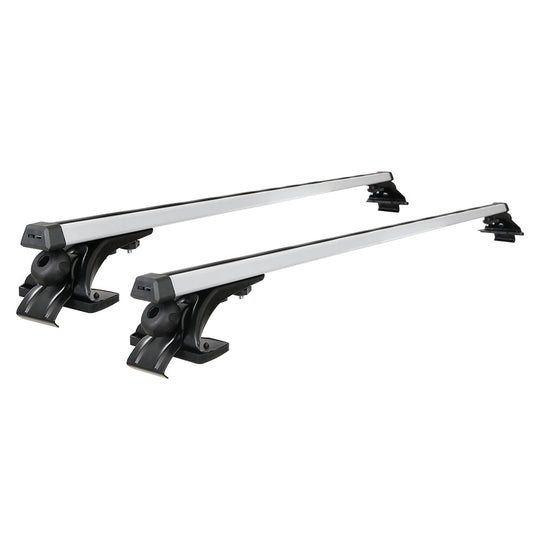 Universal Car Roof Rack Cross Bars Aluminium Carrier Silver - 1450mm