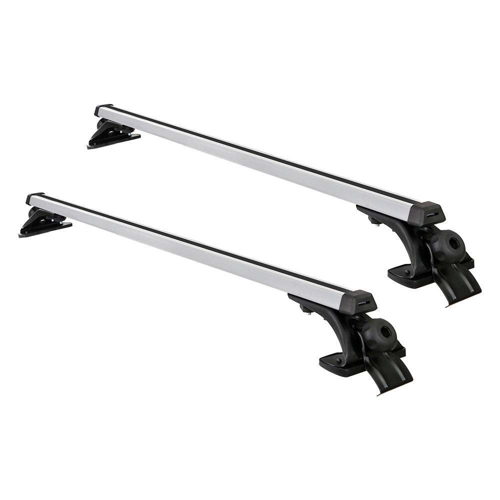 Universal Car Roof Rack Cross Bars Aluminium Carrier Silver - 1450mm
