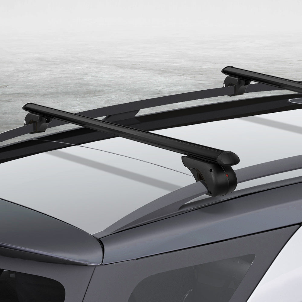Universal Car Roof Rack Cross Bars Aluminium Carrier Silver - 1080mm