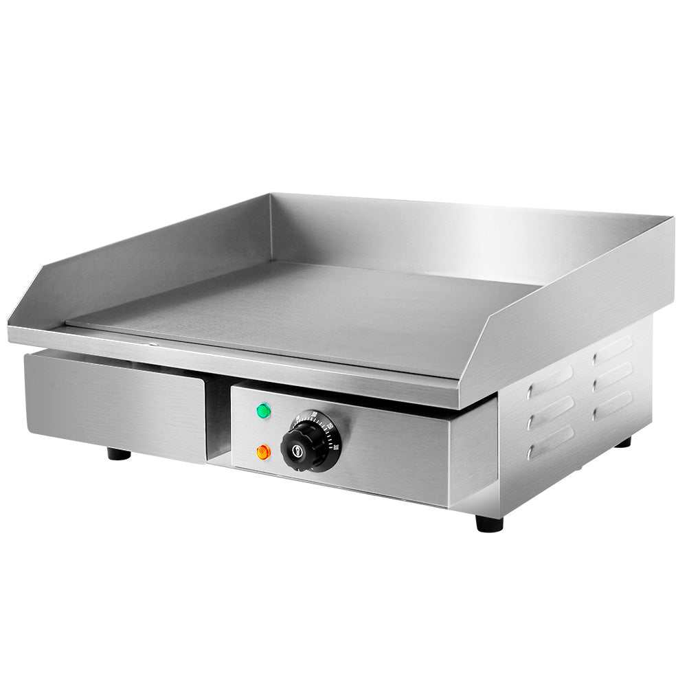 Stainless Steel Commercial Electric Griddle BBQ Grill Pan