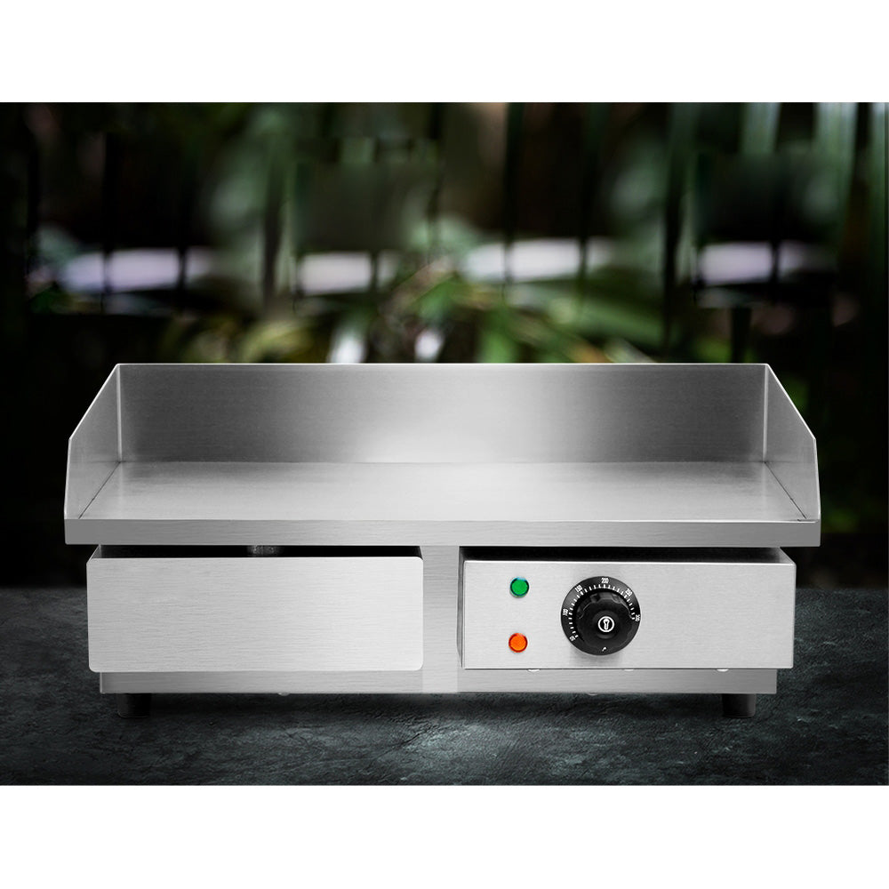 Stainless Steel Commercial Electric Griddle BBQ Grill Pan