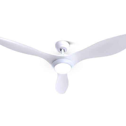 Ceiling Fan With Light Remote DC Motor 3 Blades 1300mm - 52"