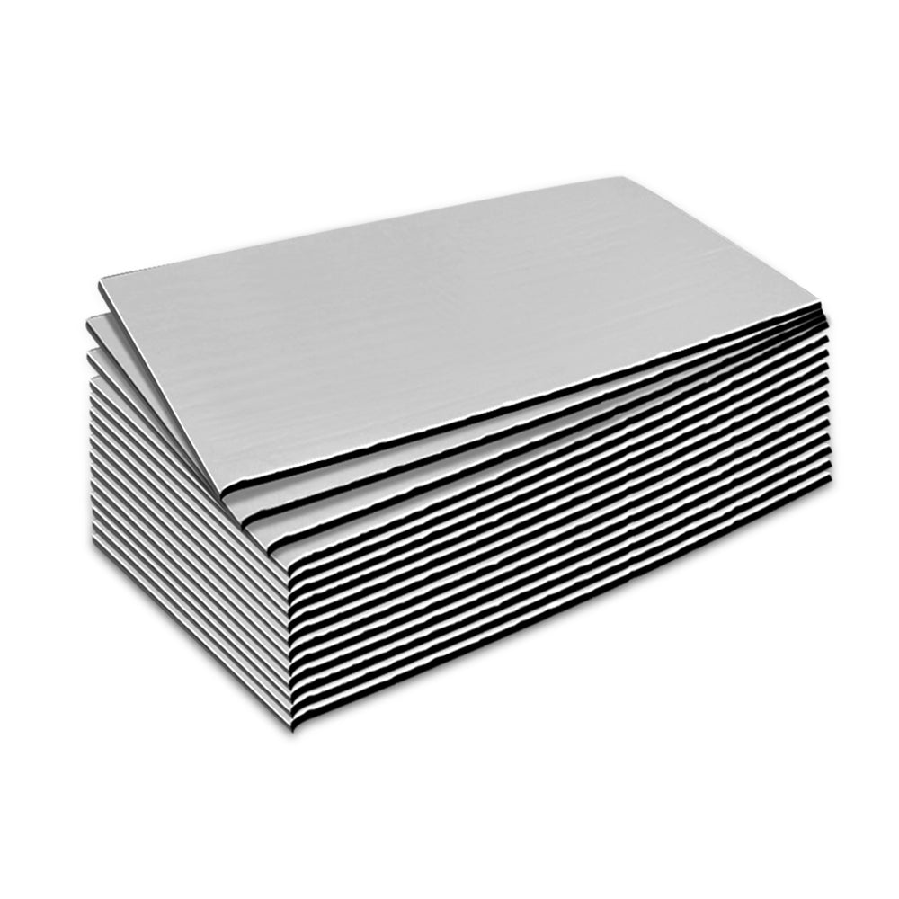 Car Sound Deadener Mat Heat Insulation Sound Vibration - 24pcs