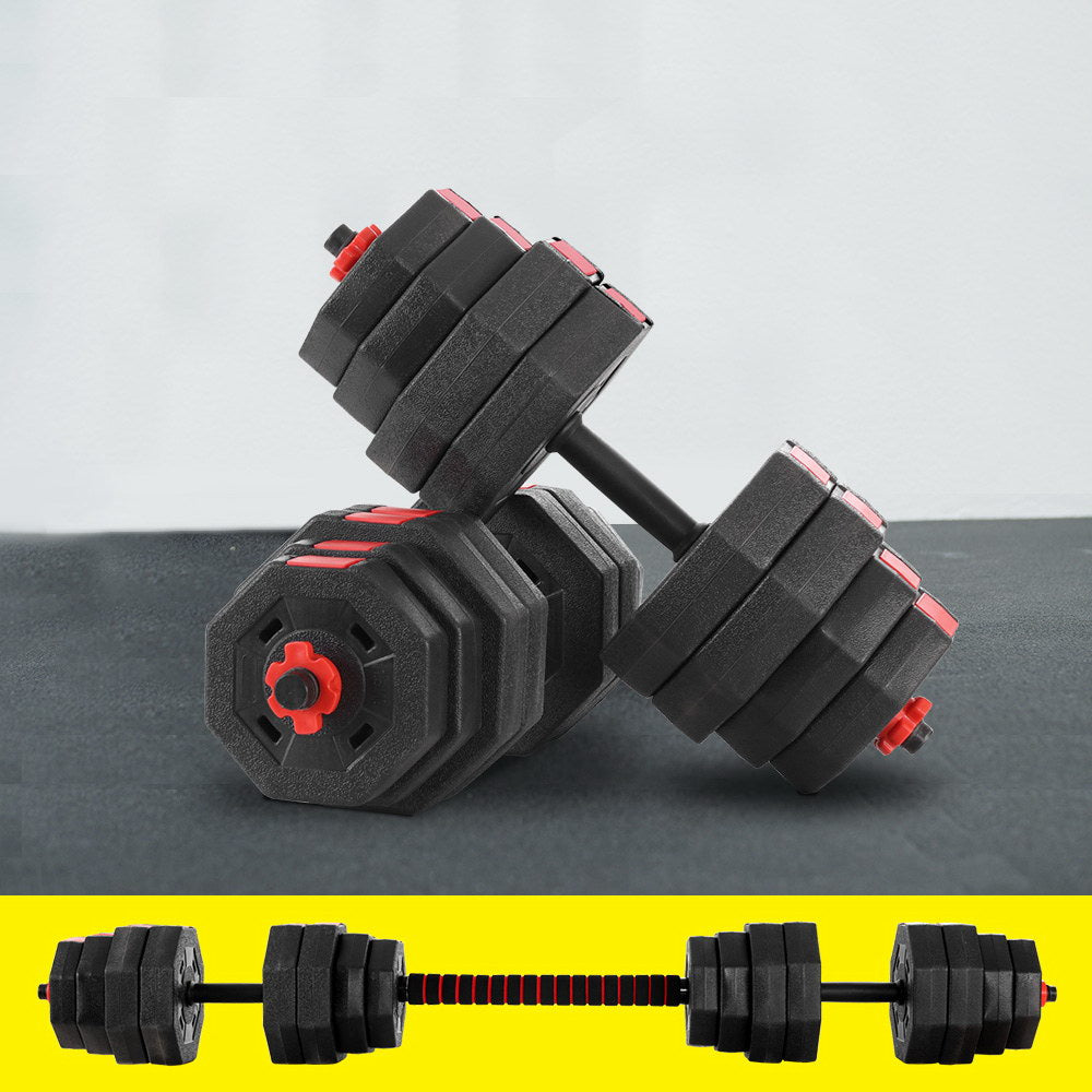 2 in 1 Dumbbell and Barbell Weight Set - 40KG