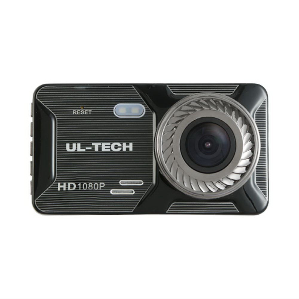 1080P 4" Dash Camera Dual Lens Car DVR Recorder Front Rear Night Vision