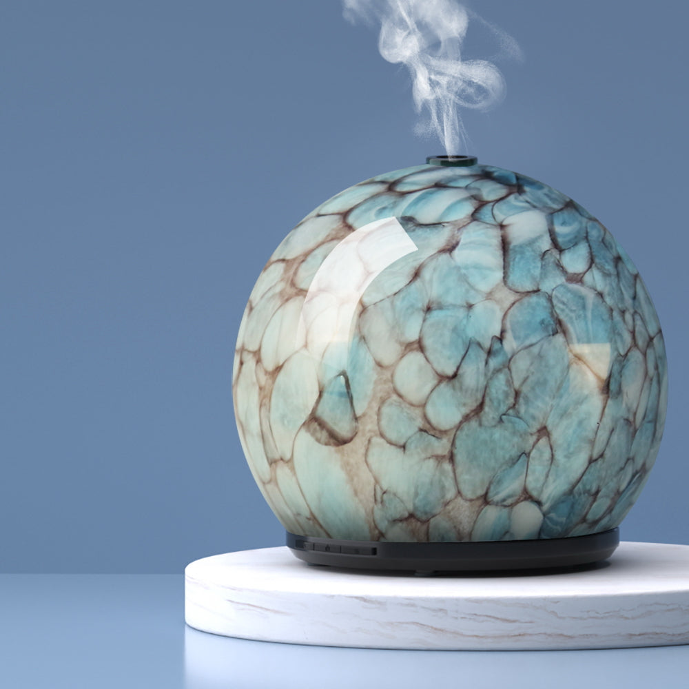 240ml Aroma Diffuser LED Light Glass Essential Oil