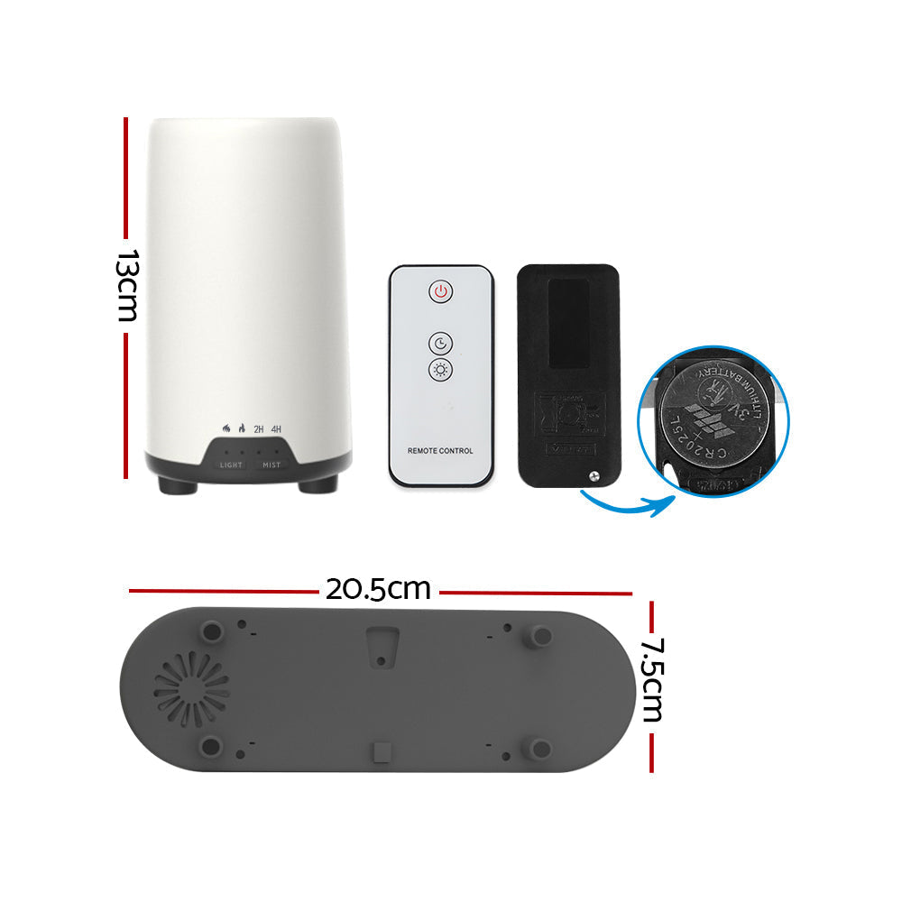 Ultrasonic Aroma Diffuser LED Flame Light