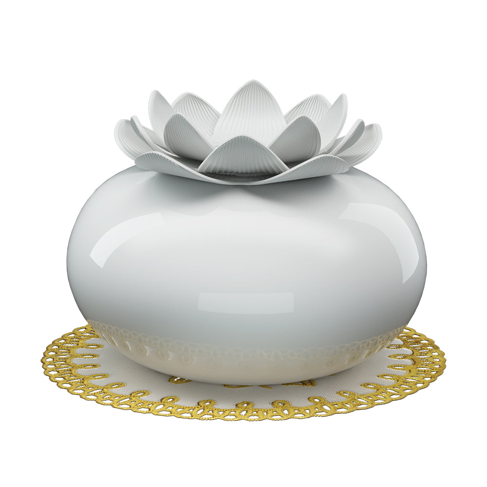 Aromatherapy Diffuser Aroma Ceramic Essential Oils Air Humidifier Lotus