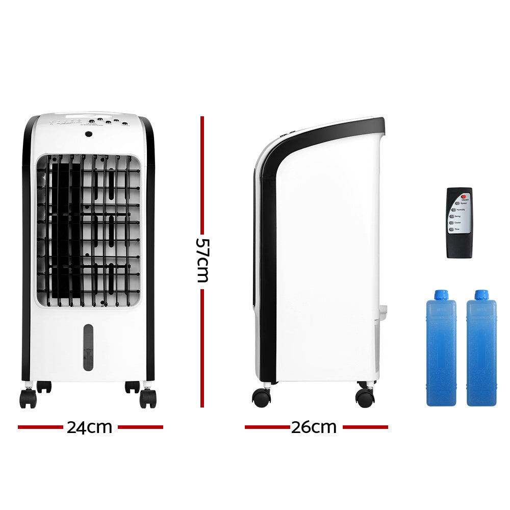 Portable Evaporative Air Cooler Conditioner - 4L