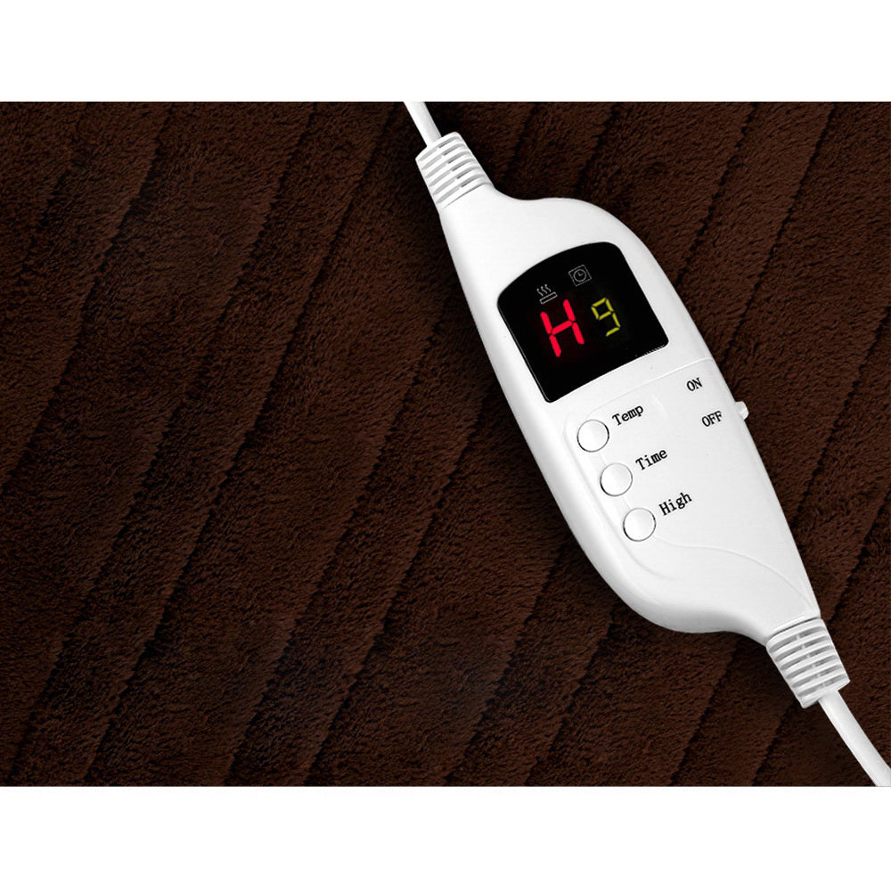 Electric Throw Blanket - Chocolate