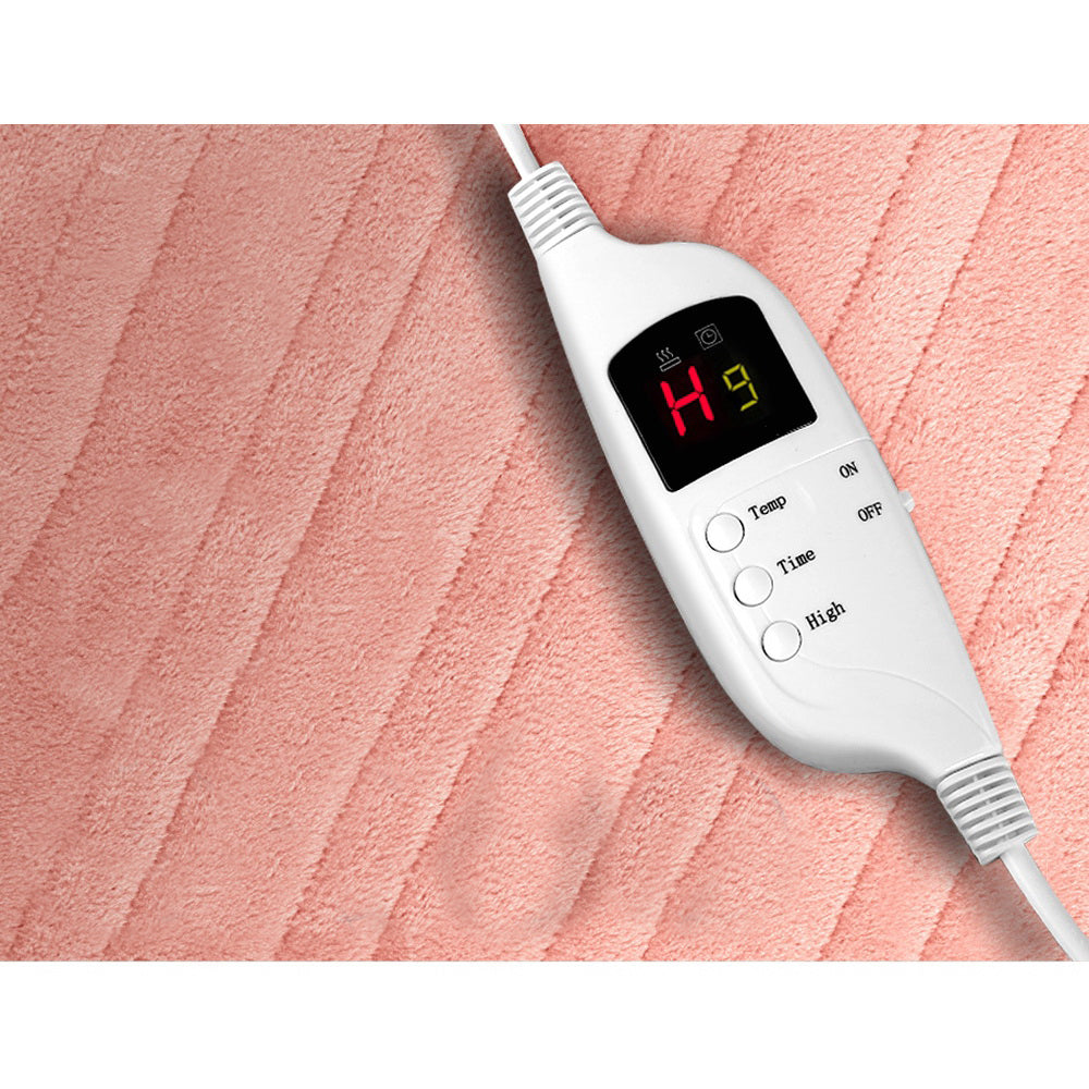 Electric Heated Snuggle Blanket - Pink