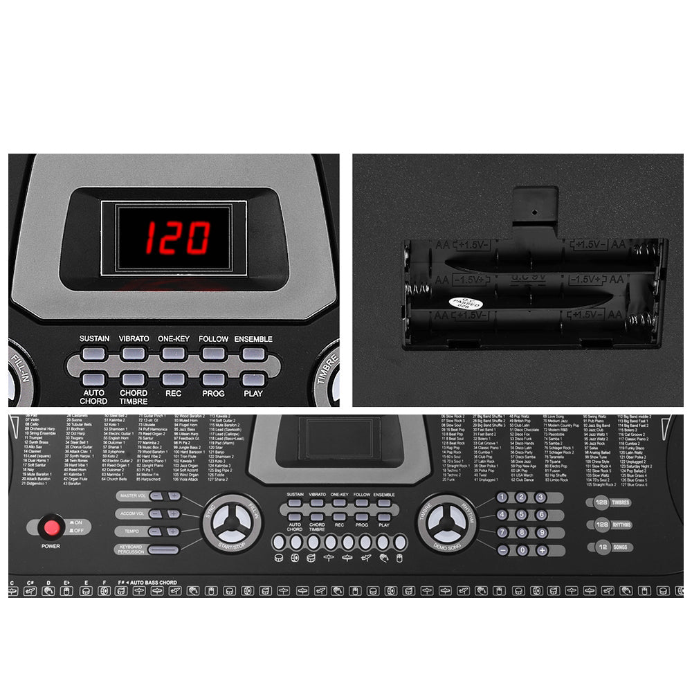 Standard Electronic Piano Keyboard - 61 Keys