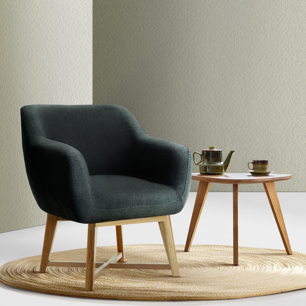 Tub Accent Chair Charcoal
