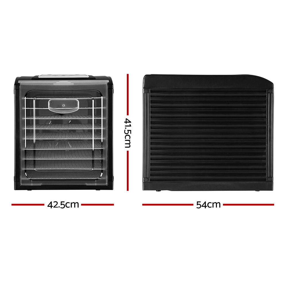 Commercial 9 Tray Food Dehydrator - Black