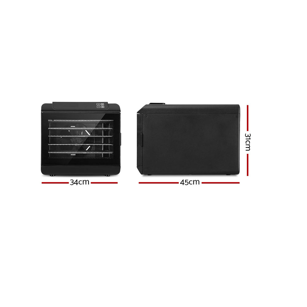 Commercial Food Dehydrator 6 Tray - Black