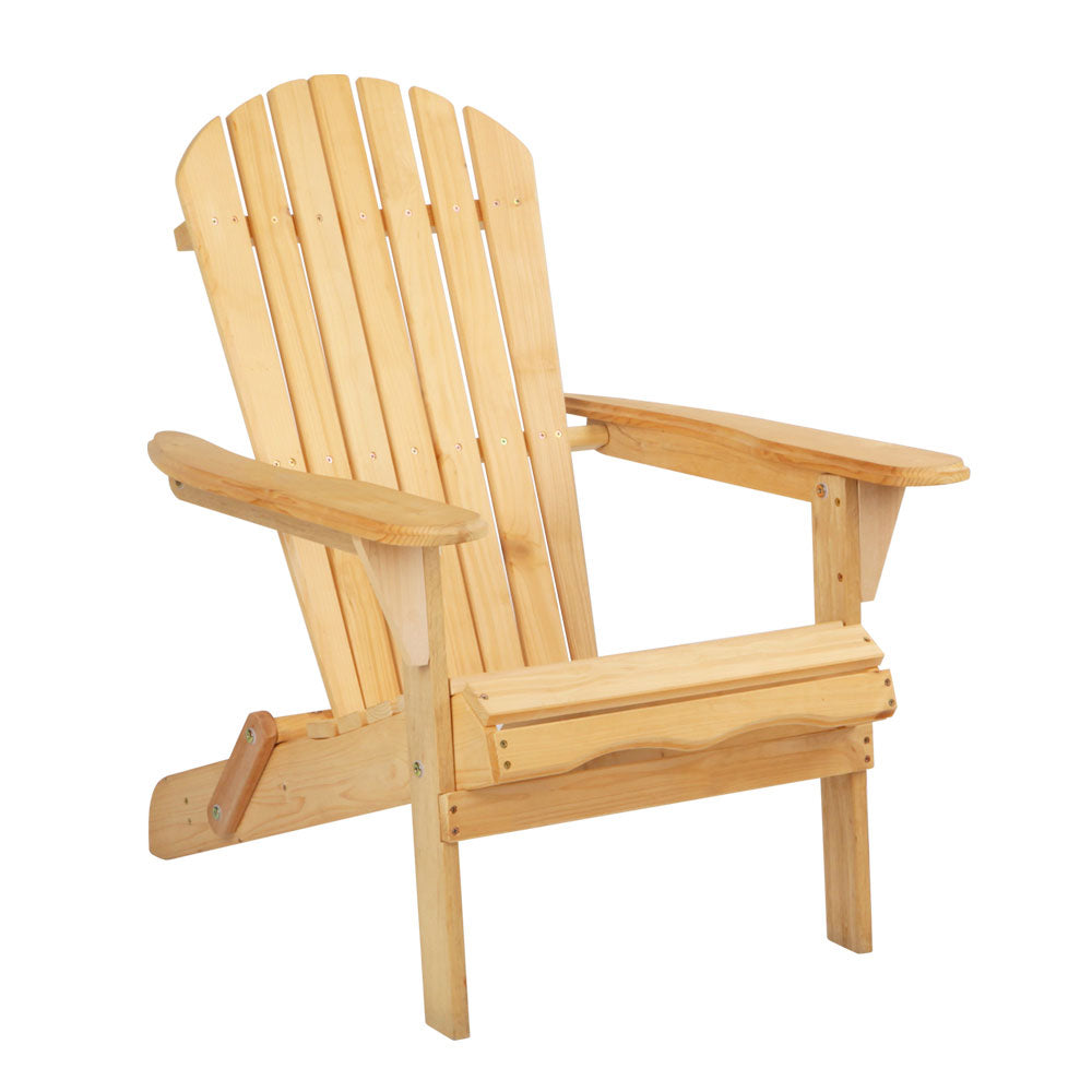 Outdoor Lounge Patio Sun Chair - Wood