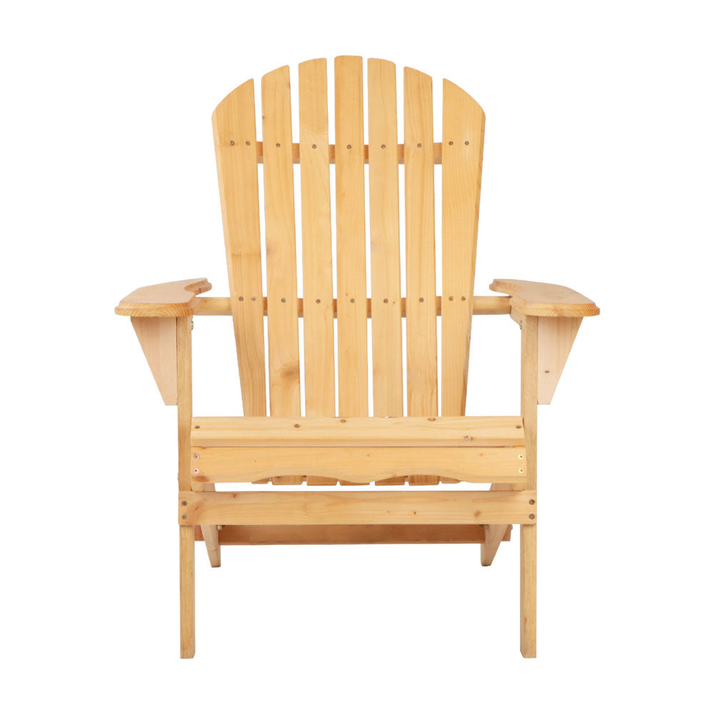 Outdoor Lounge Patio Sun Chair - Wood