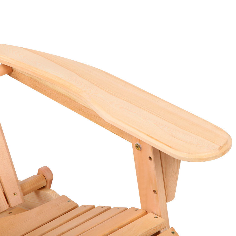 Outdoor Garden and Beach Reclining Sun Chair - 150KG Capacity