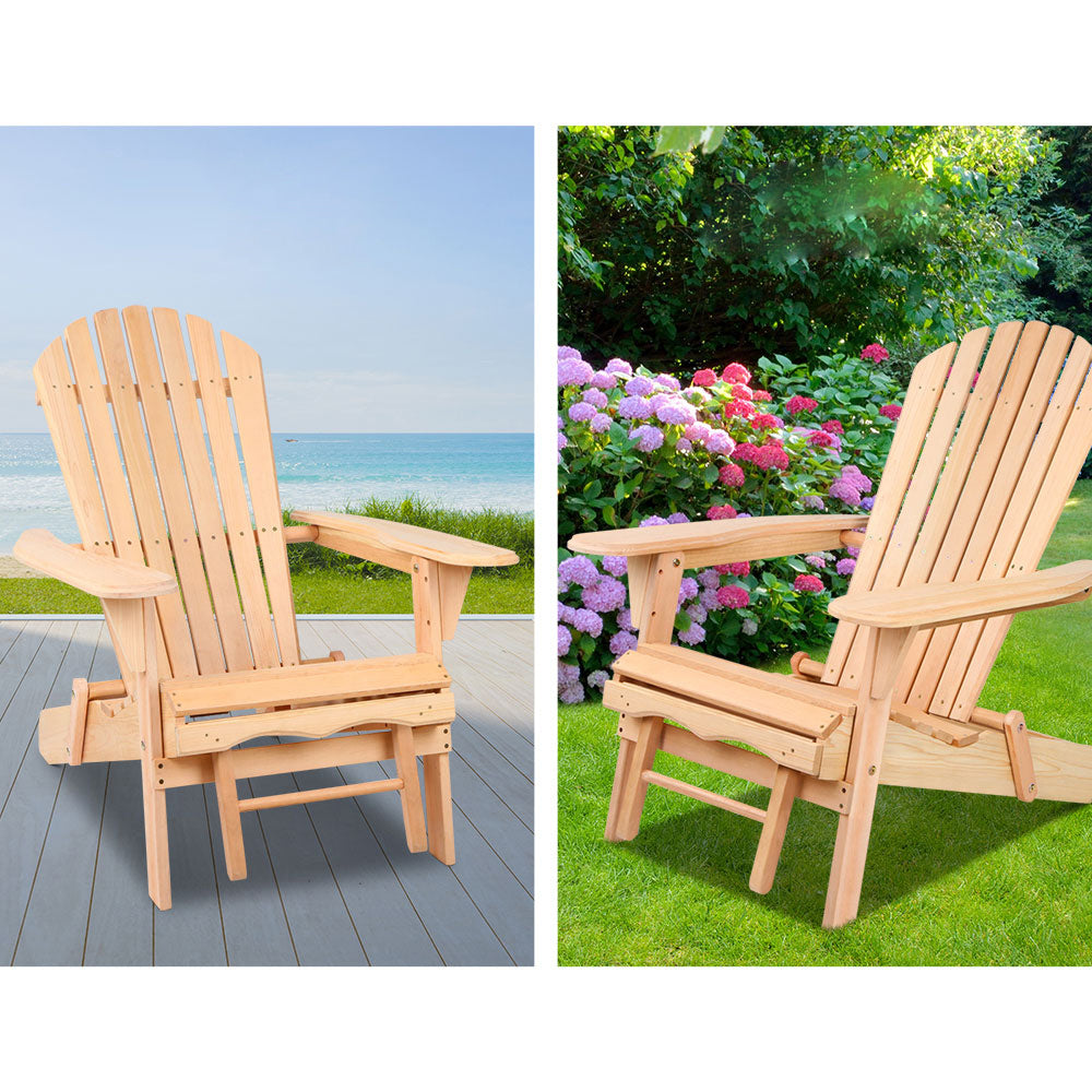 Outdoor Garden and Beach Reclining Sun Chair - 150KG Capacity