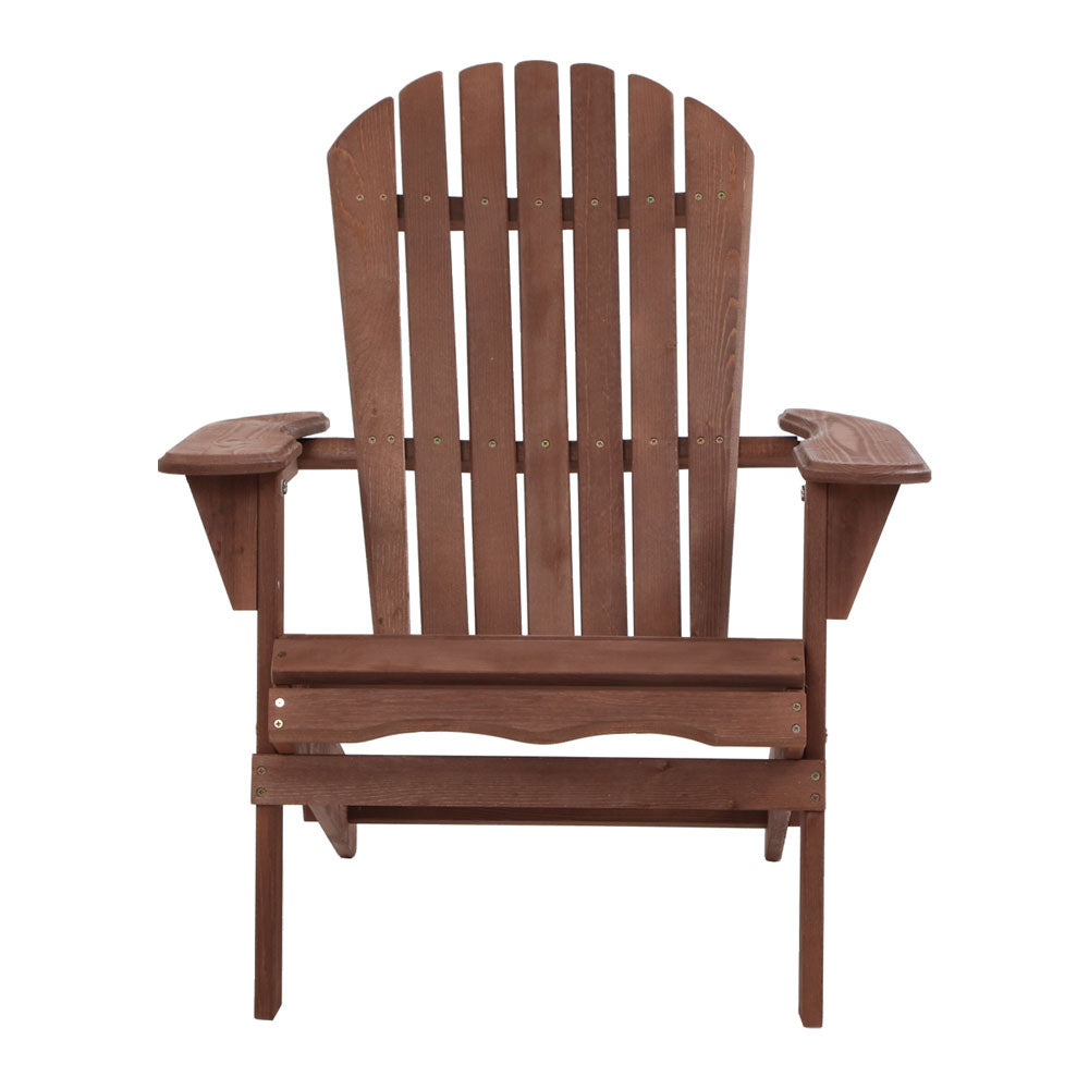 Outdoor Garden Patio Lounge Chair - Brown